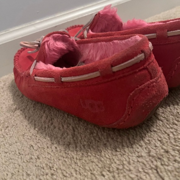 UGG Pink Suede Moccasins - Picture 7 of 17